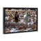 Stupell Industries Arches Horse Pair in Snow Floating Frame, design by Jeff Poe Photography